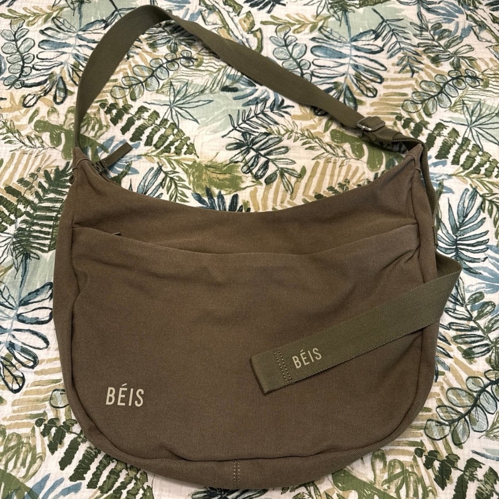 BEIS Olive Green Crossbody Bag